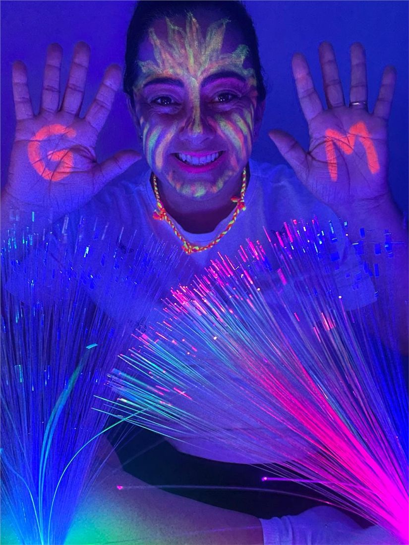 Vivência com mandalas e expressão artística